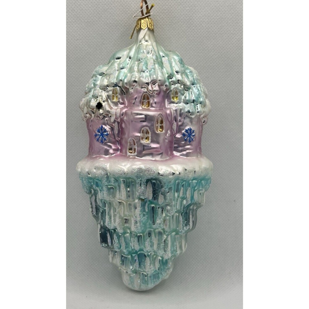 Snow Castle Christopher Radko Christmas Ornament 99-814-0 Palace 1999 Chip